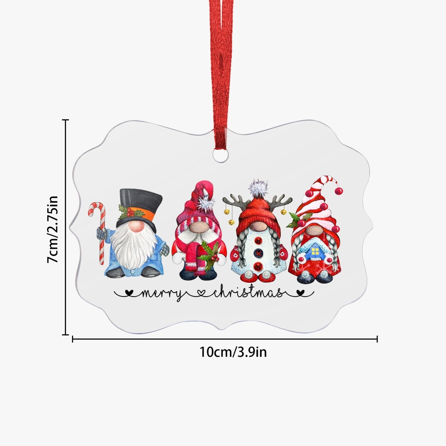 Acrylic Benelux Hanging Ornament