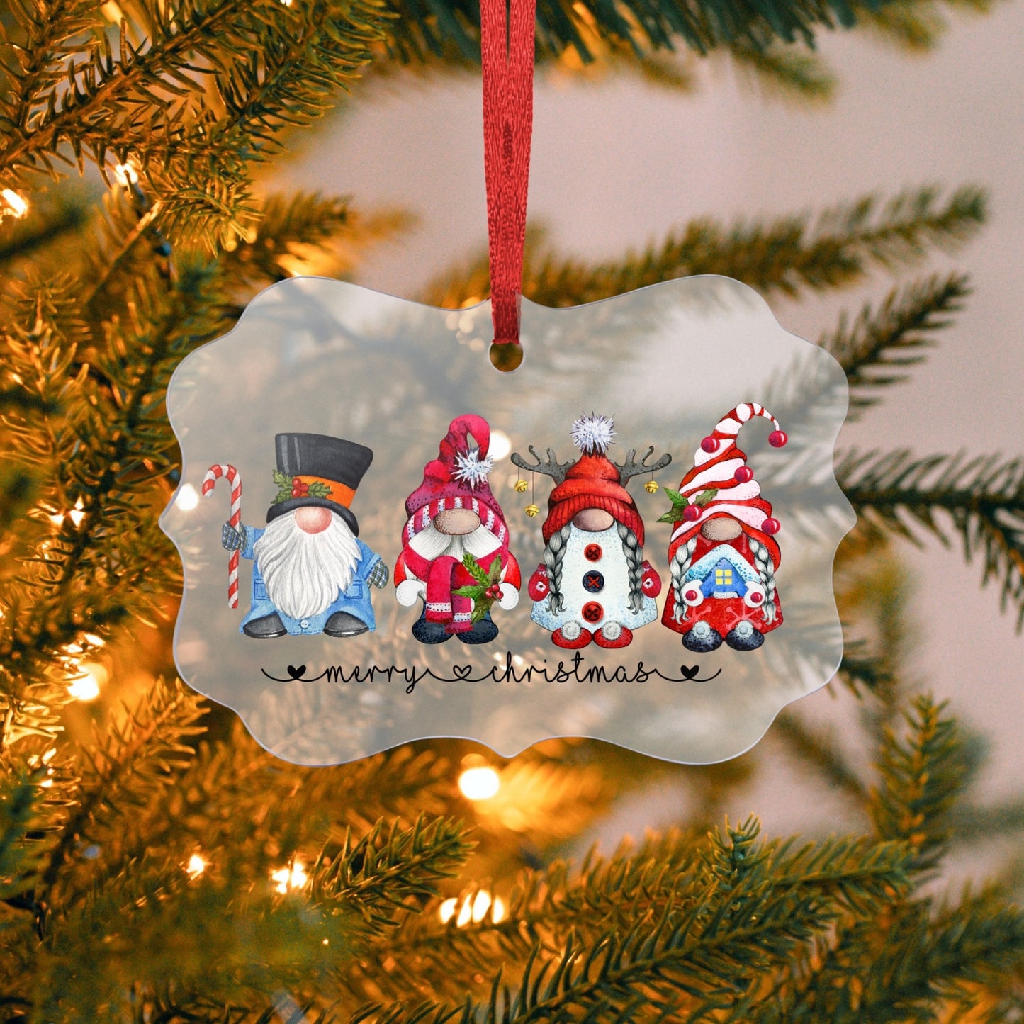 Acrylic Benelux Hanging Ornament