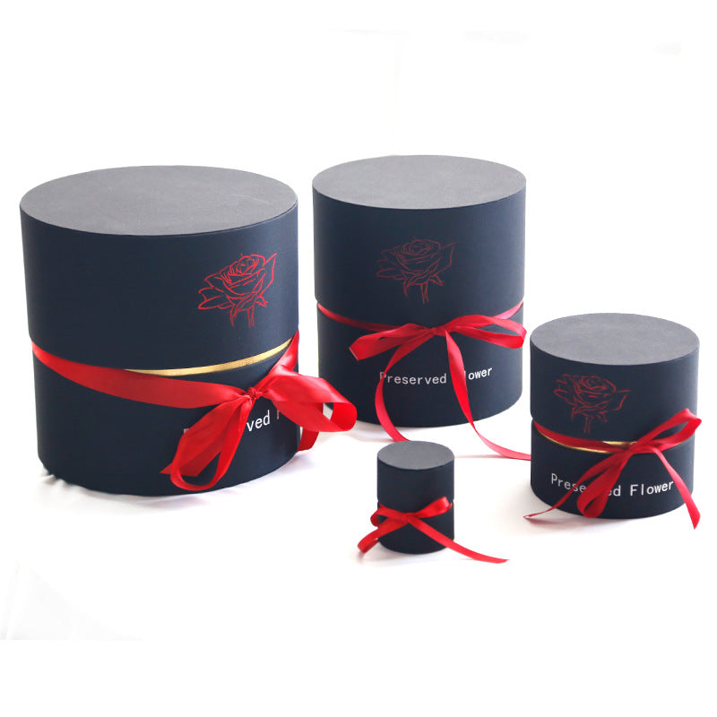 Eternal Roses in Box Preserved Real Rose Flowers with Box Set Valentines Day Gift Romantic Artificial Flowers