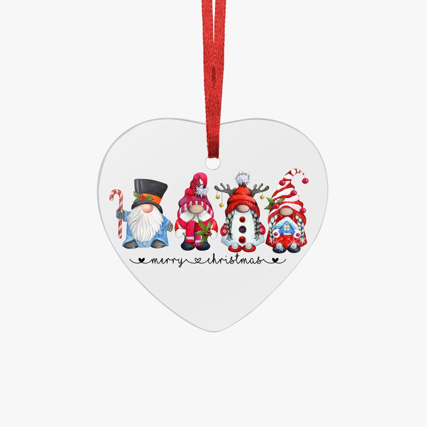 Acrylic Heart Hanging Ornament