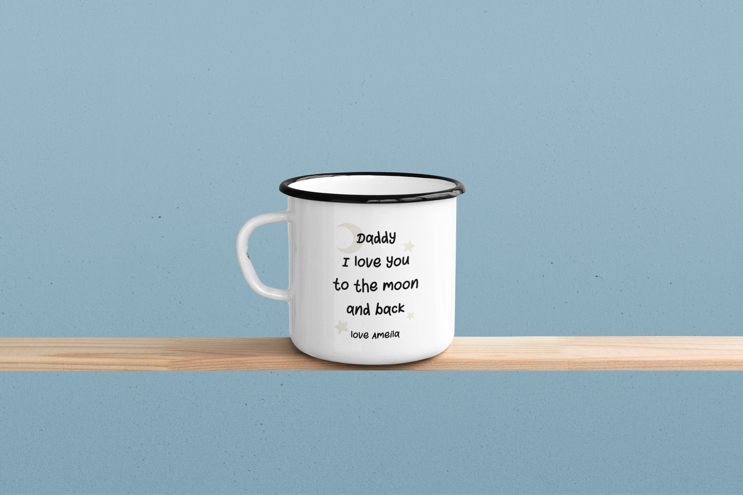Personalised Daddy I Love You To The Moon And Back Fathers Day Collection-4