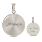 Luxury Graphic Circle Necklace