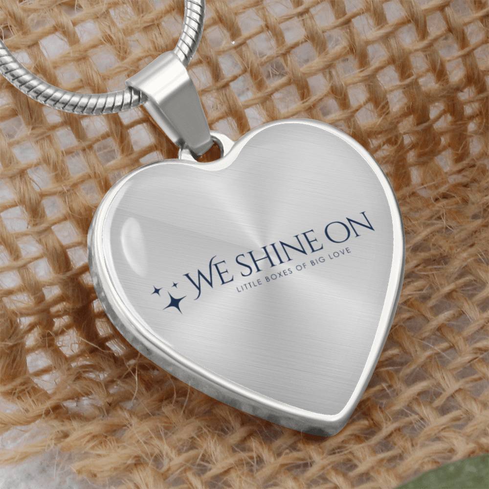Luxury Graphic Heart Necklace
