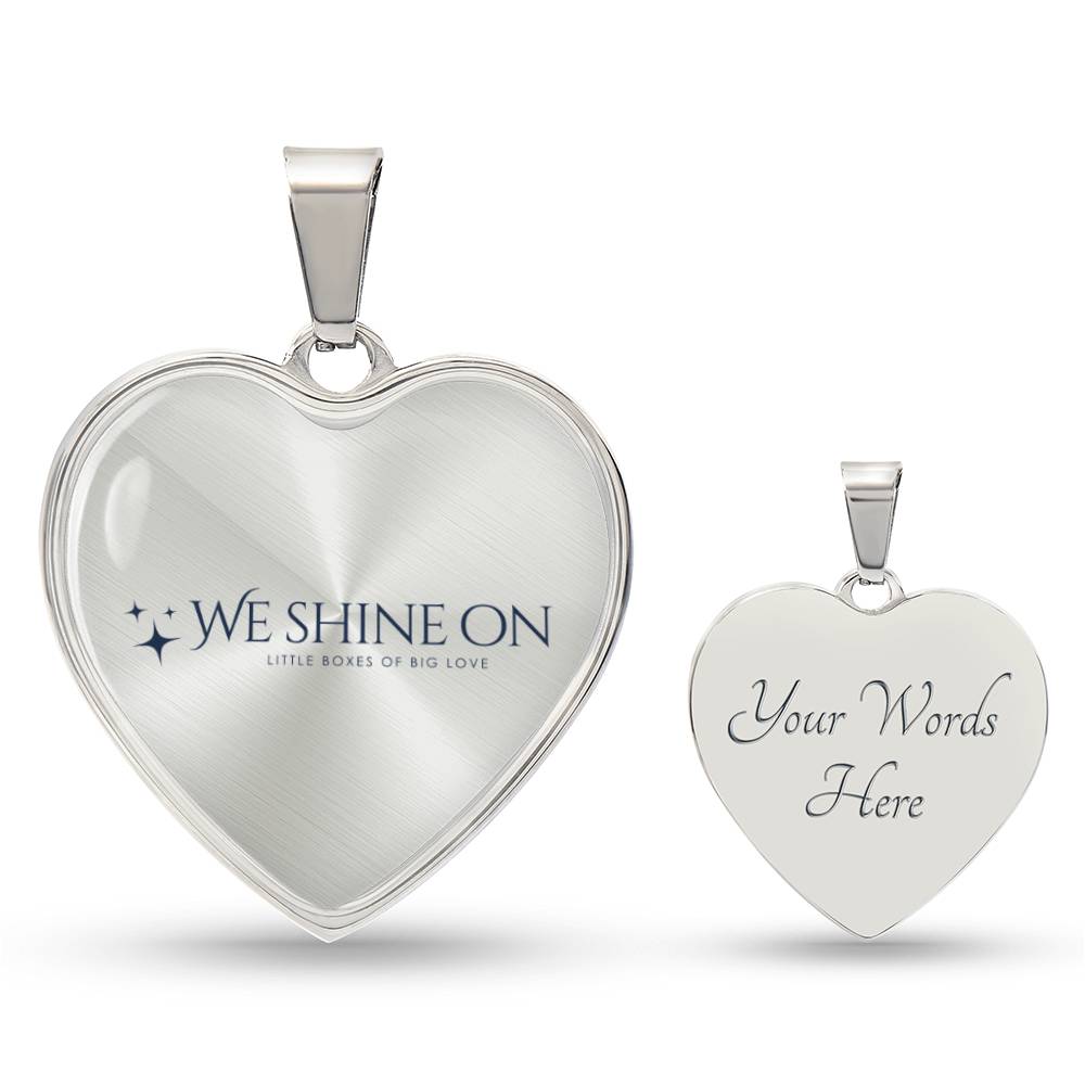 Luxury Graphic Heart Necklace