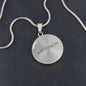 Luxury Graphic Circle Necklace