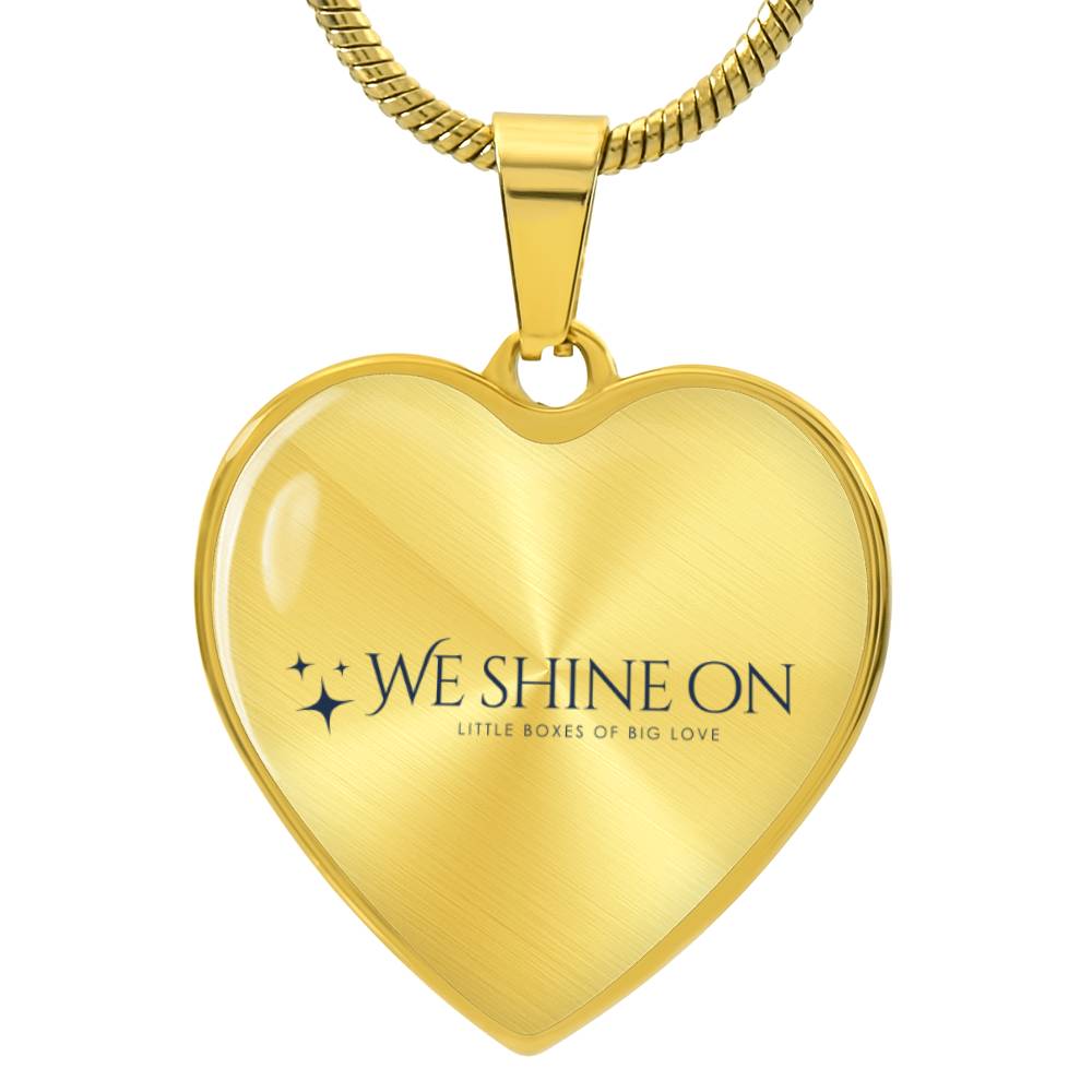 Luxury Graphic Heart Necklace