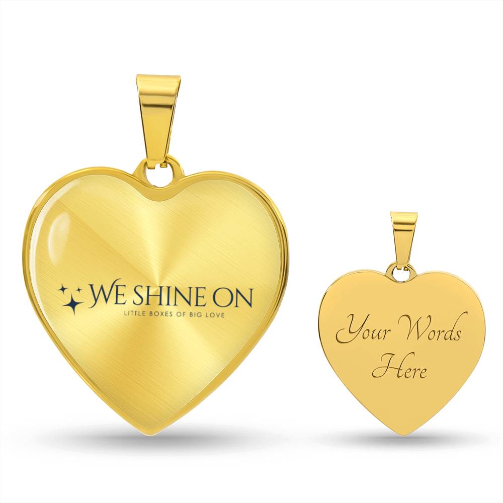 Luxury Graphic Heart Necklace