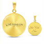 Luxury Graphic Circle Necklace