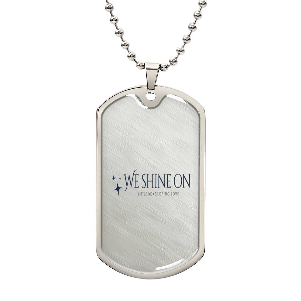 Luxury Graphic Dog Tag Necklace