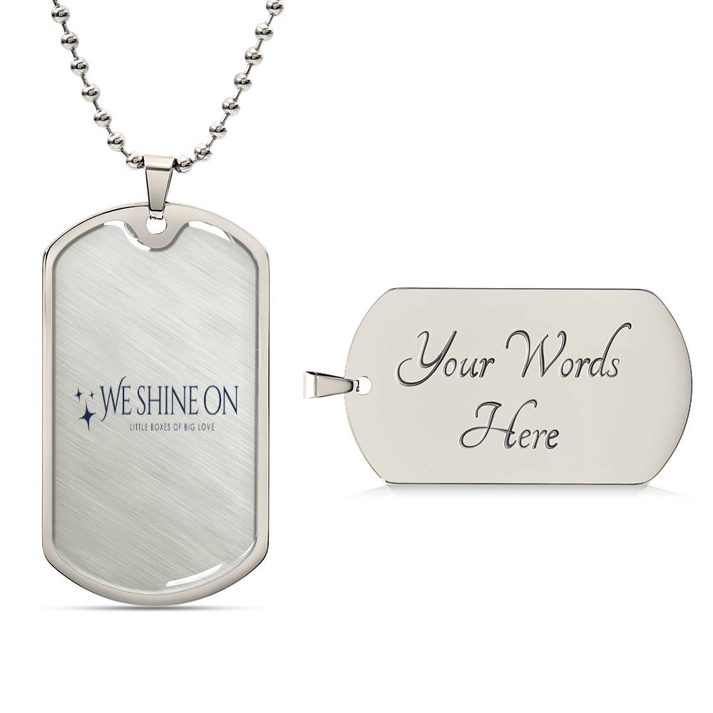 Luxury Graphic Dog Tag Necklace