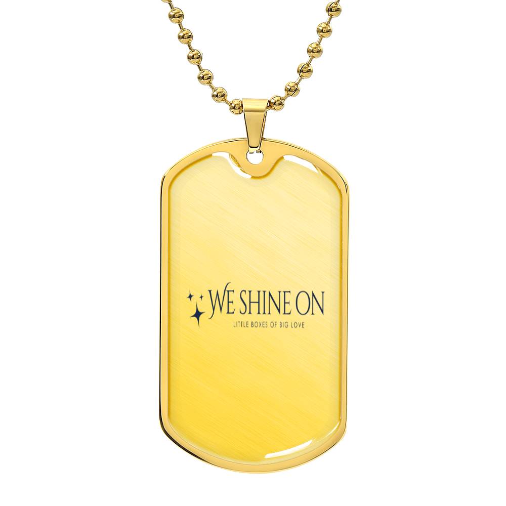 Luxury Graphic Dog Tag Necklace