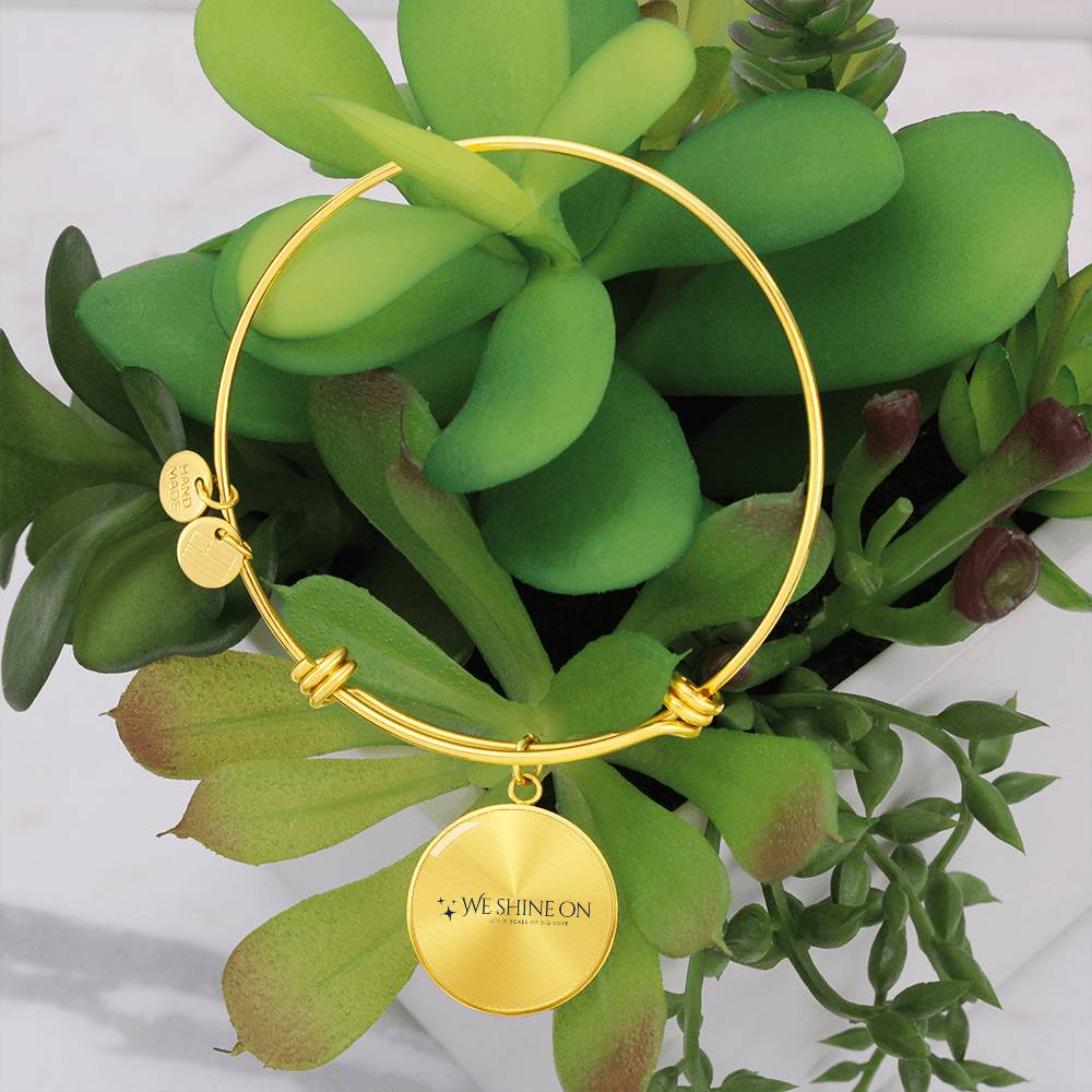 Non-Message Card Luxury Circle Bangle *