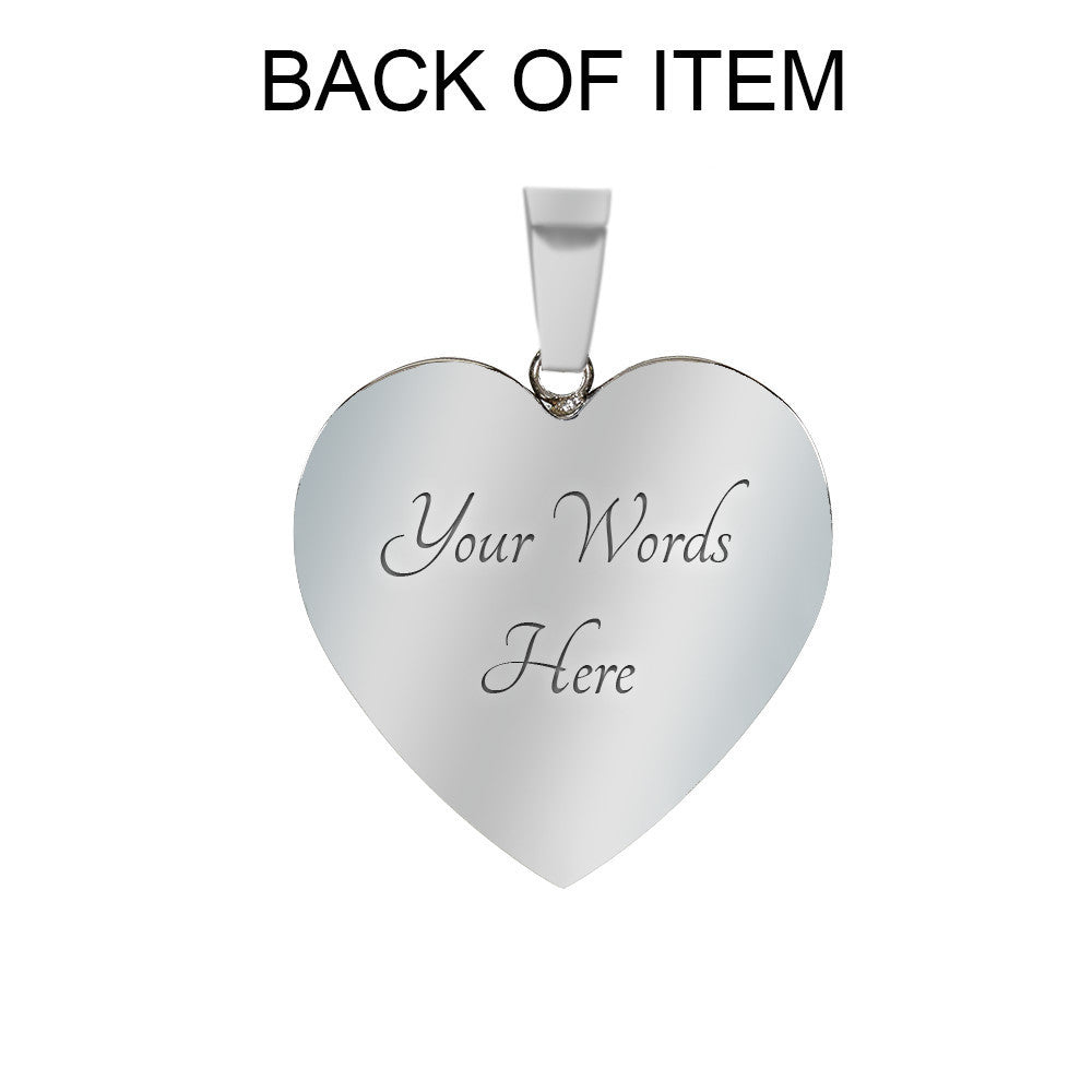 Non-Message Card Luxury Heart Bangle *