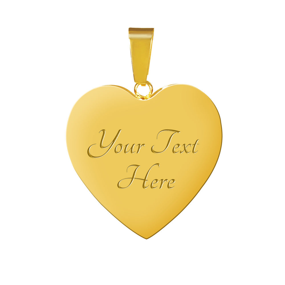 Non-Message Card Luxury Heart Bangle *