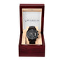 Black Chronograph Watch *