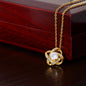 Non-Message Card Love Knot Necklace