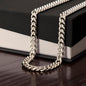 Non-Message Card Cuban Link Chain *