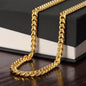 Non-Message Card Cuban Link Chain *