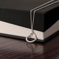 Non-Message Card Delicate Heart Necklace