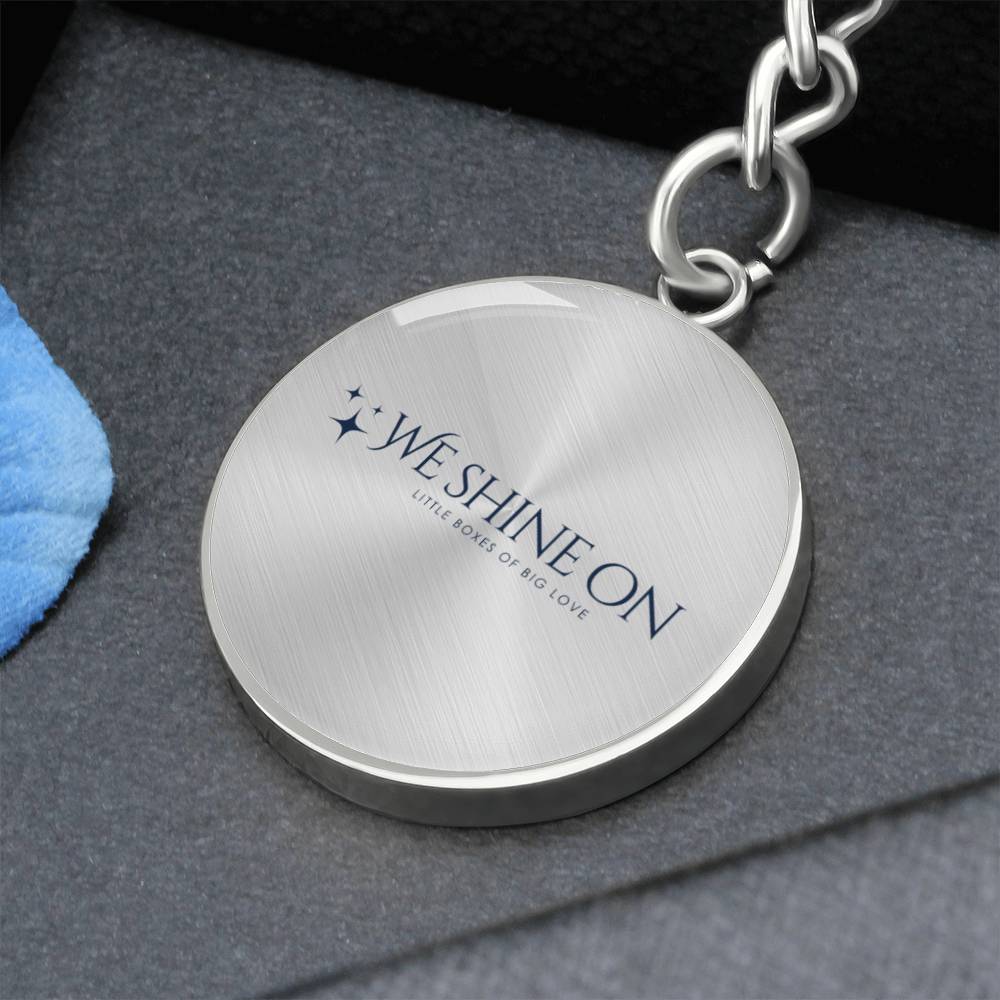 Graphic Circle Keychain *