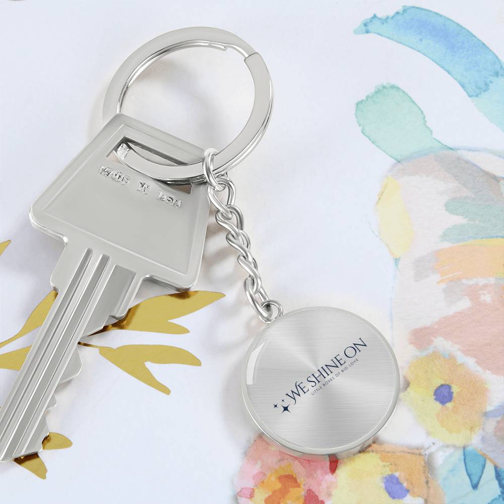 Graphic Circle Keychain *