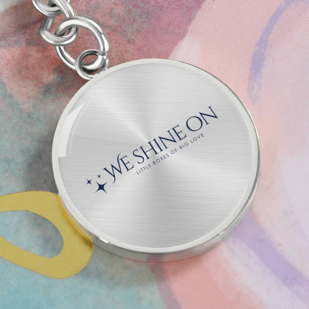 Graphic Circle Keychain *