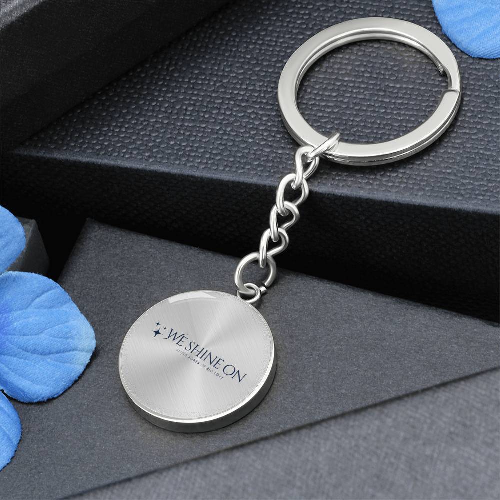 Graphic Circle Keychain *