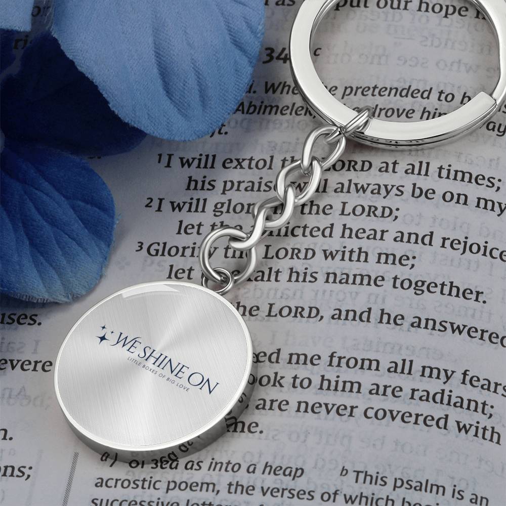 Graphic Circle Keychain *