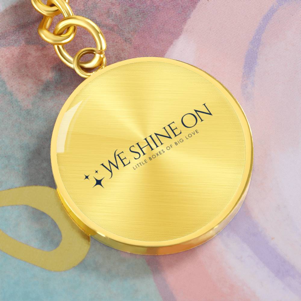 Graphic Circle Keychain *