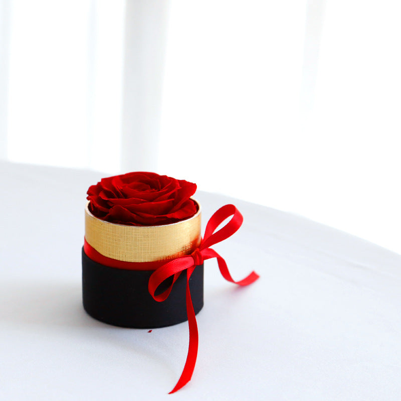 Eternal Roses in Box Preserved Real Rose Flowers with Box Set Valentines Day Gift Romantic Artificial Flowers