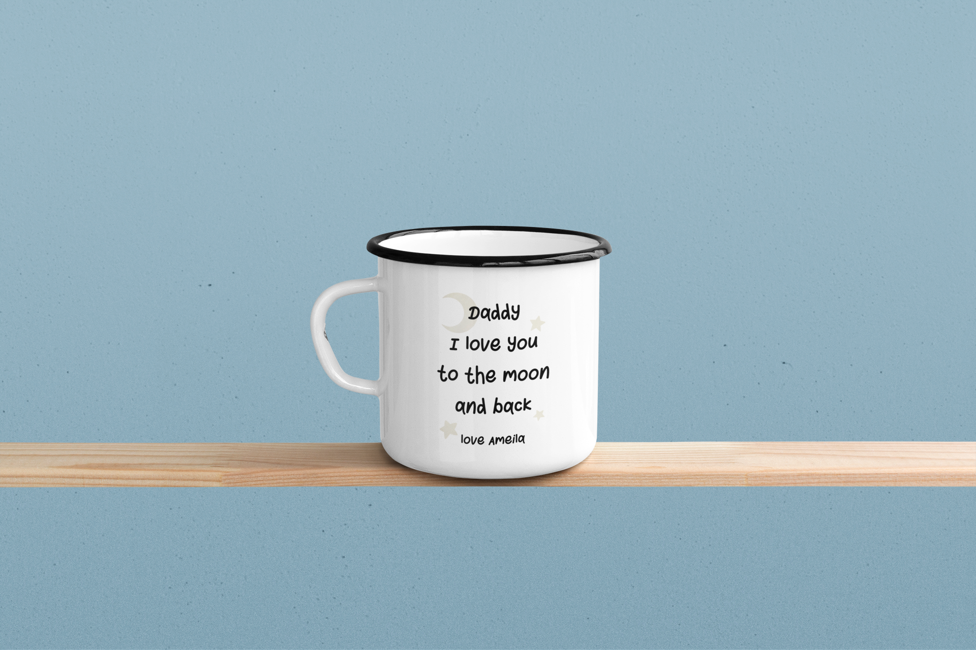 Personalised Daddy I Love You To The Moon And Back Fathers Day Collection-4