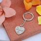 Graphic Heart with Curb Keychain Attachment *