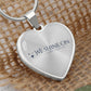 Luxury Graphic Heart Necklace