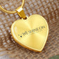 Luxury Graphic Heart Necklace
