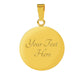 Non-Message Card Luxury Circle Bangle *