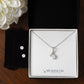 Alluring Beauty Necklace & Cubic Zirconia Earring Set *