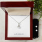 Alluring Beauty Necklace & Cubic Zirconia Earring Set *