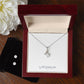 Alluring Beauty Necklace & Cubic Zirconia Earring Set *