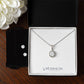 Eternal Hope Necklace & Cubic Zirconia Earring Set *