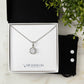 Eternal Hope Necklace & Cubic Zirconia Earring Set *