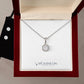 Eternal Hope Necklace & Cubic Zirconia Earring Set *