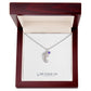 Engraved Baby Feet Necklace with Birthstone *