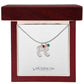 Engraved Baby Feet Necklace with Birthstone *