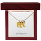 Engraved Baby Feet Necklace with Birthstone *