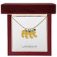 Engraved Baby Feet Necklace with Birthstone *