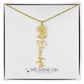 Flower Name Necklace *