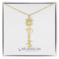 Flower Name Necklace *