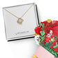 Love Knot Necklace & Sweetest Devotion Bouquet *